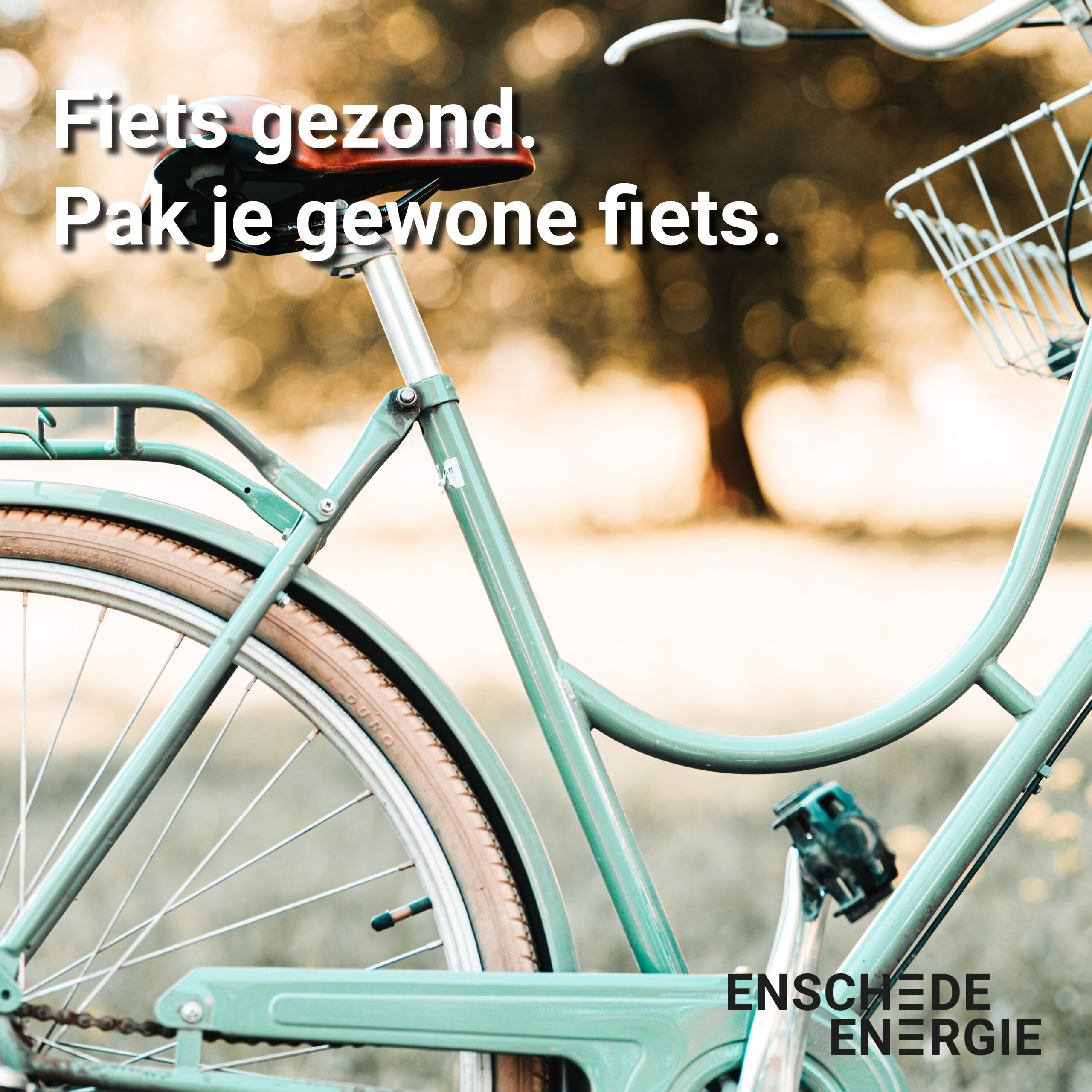 Bakkerij Op te slaan strategie Coöperatie Enschede Energie Wil je duurzaam én gezond doen? Pak de fiets!